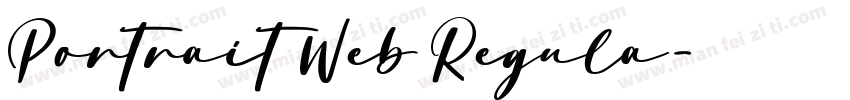 Portrait Web Regula字体转换